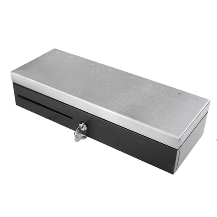 Mustek LB-170M Cajón de Efectivo Automático y Manual, Acero Inoxidable, 460x170x100mm para Punto de Venta