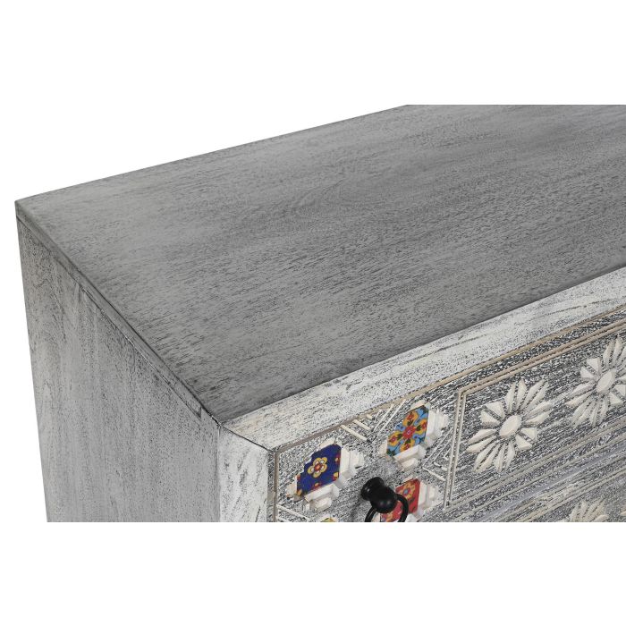 Cómoda DKD Home Decor Cerámica Gris Blanco Madera de mango (80 x 38 x 80 cm) 1 Cómoda DKD Home Decor Cerámica Gris Blanco Madera de mango (80 x 38 x 80 cm) 1