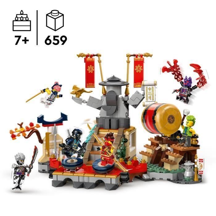 LEGO 71818 Arena de Batalla del Torneo NINJAGO - Juguete de Acción Ninja para Niños 1 LEGO 71818 Arena de Batalla del Torneo NINJAGO - Juguete de Acción Ninja para Niños 1