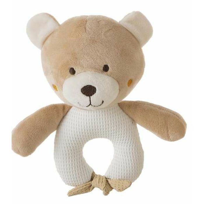 Creaciones Llopis Sonajero Oso Beige 18 cm, Edad +3 años Creaciones Llopis Sonajero Oso Beige 18 cm, Edad +3 años