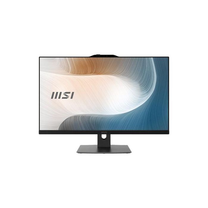 MSI Aio Modern Am272P 1M-893Es. 27" Ips Led Fhd (1920X1080). I5-120U. Intel Iris Xe Graphics. So-Dimm Ddr5 16Gb (8Gbx2). 512Gb M.2 Pcie Ssd. Win 11 Pro. Black. 1 MSI Aio Modern Am272P 1M-893Es. 27" Ips Led Fhd (1920X1080). I5-120U. Intel Iris Xe Graphics. So-Dimm Ddr5 16Gb (8Gbx2). 512Gb M.2 Pcie Ssd. Win 11 Pro. Black. 1