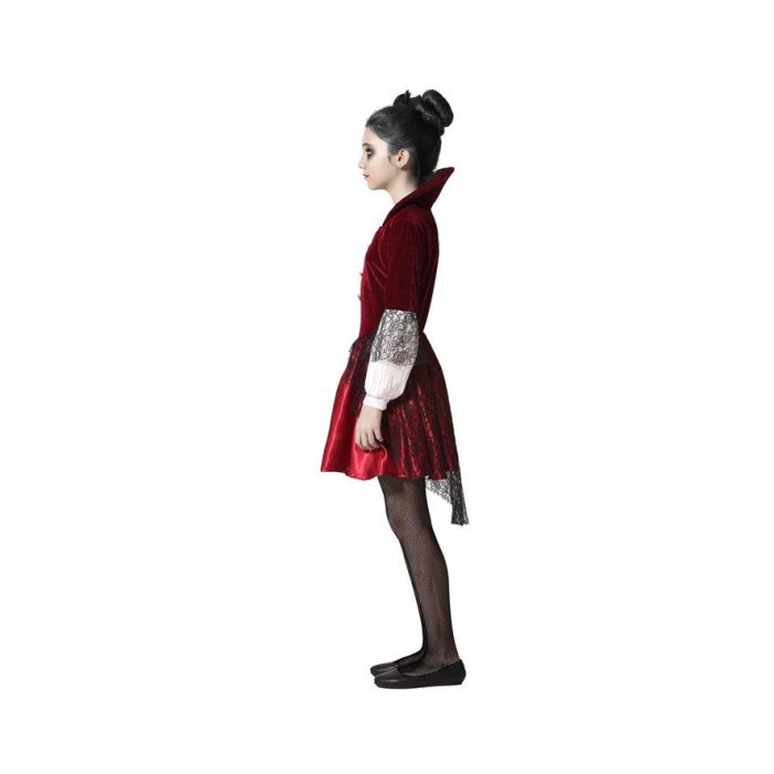 Disfraz Vampiresa Borgoña Niña Infantil 5-6 Años 1 Disfraz Vampiresa Borgoña Niña Infantil 5-6 Años 1