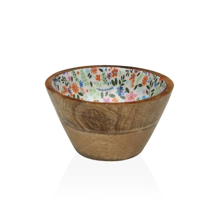 Bol Versa Bambú Madera de mango Flores 13 x 7 x 13 cm 0 Bol Versa Bambú Madera de mango Flores 13 x 7 x 13 cm 0