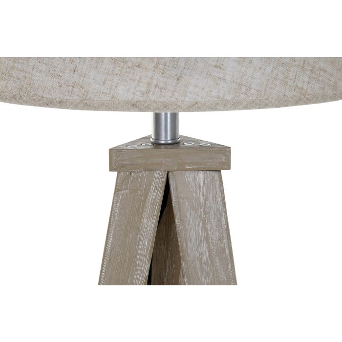 Lampara Pie Sixties DKD Home Decor Beige Crema 40 x 154 x 40 cm (2 Unidades) 2