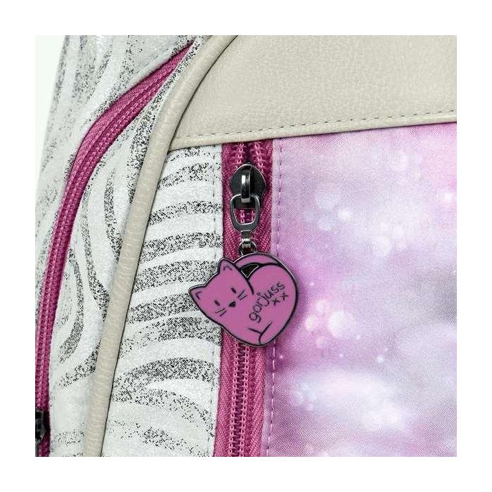 Safta Mini Mochila Gorjuss "Ruby Wild" Gris Polyester + Polyurethane Niña 3