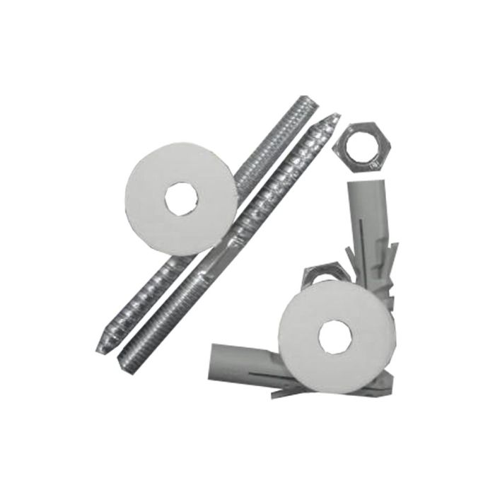 Edm Juego de tornillos de lavabo 10x100 mm Cromado Acero inoxidable 0 Edm Juego de tornillos de lavabo 10x100 mm Cromado Acero inoxidable 0
