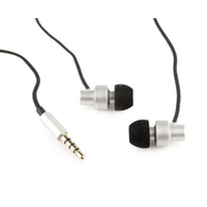 Gembird MHS-EP-CDG-S Auriculares In-ear con Cable, para Llamadas y Música, Color Plata, Respuesta de Frecuencia 20-20000 Hz Gembird MHS-EP-CDG-S Auriculares In-ear con Cable, para Llamadas y Música, Color Plata, Respuesta de Frecuencia 20-20000 Hz