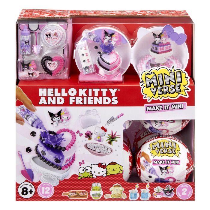 MGA Miniverse Hello Kitty con todos sus amigos - Kit de bolas con modelos surtidos 2 MGA Miniverse Hello Kitty con todos sus amigos - Kit de bolas con modelos surtidos 2