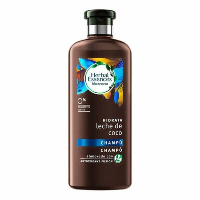 Herbal Essences Champú Hidratante con Coco 400 ml - Cabello Revitalizado y Nutrido