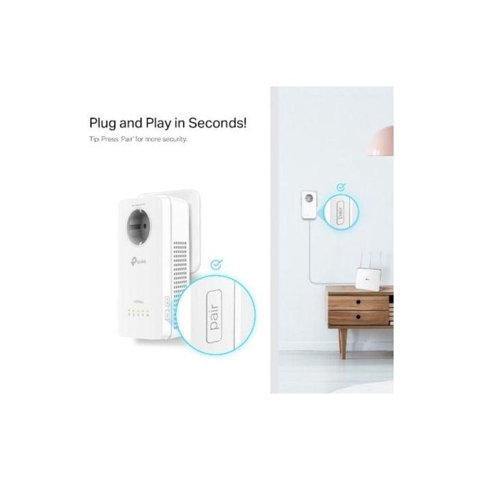 TP-LINK TL-WPA8631P router inalámbrico Doble banda (2,4 GHz / 5 GHz) Gigabit Ethernet Blanco 3