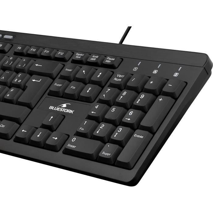 Bluestork BS-KB-MEDIAFIRST Teclado Multimedia con 10 Teclas, Diseño Elegante y Compacto, Membrana de Alta Calidad para Windows 1 Bluestork BS-KB-MEDIAFIRST Teclado Multimedia con 10 Teclas, Diseño Elegante y Compacto, Membrana de Alta Calidad para Windows 1