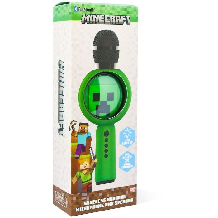Microfono altavoz LED Minecraft 11