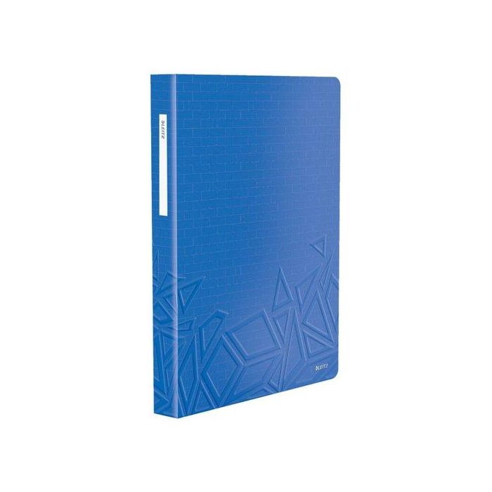 Leitz Carpeta de Fundas Rígida DIN A4 Polipropileno Azul 80 Fundas Urban Chic para Presentaciones y Documentos