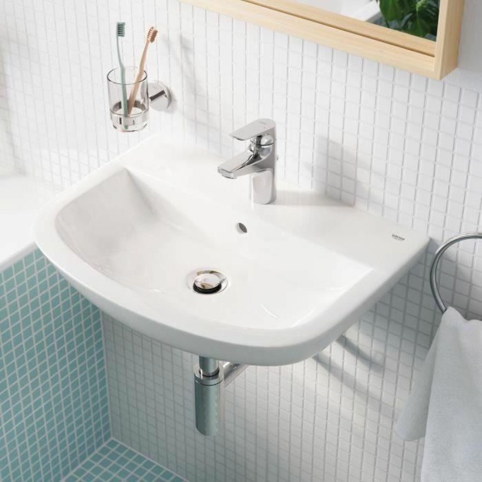 Grohe 23809000 Grifo de Baño Mezclador Monomando Start Flow, Cromo, Talla S, Ahorro de Agua 2 Grohe 23809000 Grifo de Baño Mezclador Monomando Start Flow, Cromo, Talla S, Ahorro de Agua 2