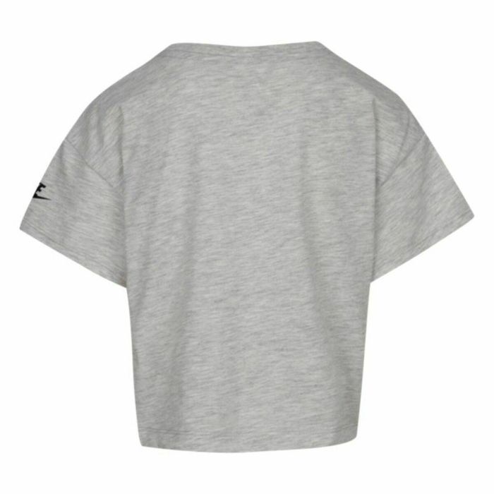Camiseta de Manga Corta Infantil Nike Knit Gris 6-7 Años 1 Camiseta de Manga Corta Infantil Nike Knit Gris 6-7 Años 1