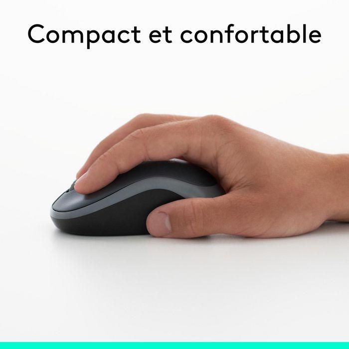 Logitech M185 Ratón Inalámbrico Plug-and-Play, Fiable, con Receptor USB, 12 Meses de Batería y 3 Años de Garantía, Azul 5