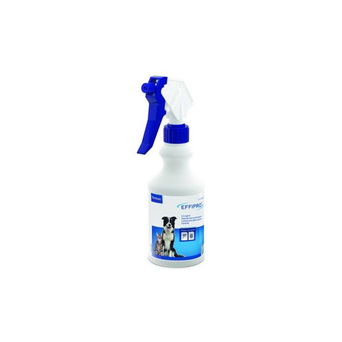 Virbac Effipro Spray Antiparasitario 2.5 mg/ml 500 mL para Perros y Gatos Virbac Effipro Spray Antiparasitario 2.5 mg/ml 500 mL para Perros y Gatos