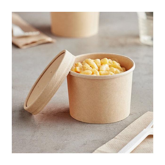 Set de 5 tarrinas Kraft con tapa 270 ml - Algon (24 Cajas) 5 Set de 5 tarrinas Kraft con tapa 270 ml - Algon (24 Cajas) 5