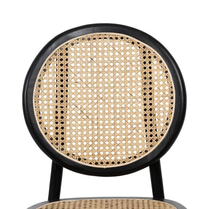 Silla Negro Madera de Olmo Contract 44,50 X 41,50 X 89 cm