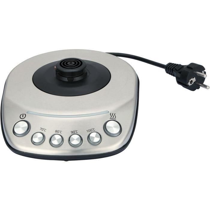 Hervidor - BRANDT - BO1202B - 1,7 L - 5 temperaturas + mantener caliente - Acero inoxidable y negro 5 Hervidor - BRANDT - BO1202B - 1,7 L - 5 temperaturas + mantener caliente - Acero inoxidable y negro 5