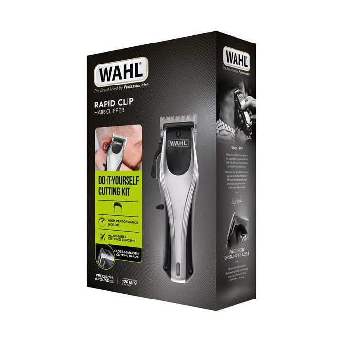 Wahl 09657-0460 Cortapelos con/sin cable Rapid Clip, batería de litio, 10 peines guía, corte de 0.7-25mm 5 Wahl 09657-0460 Cortapelos con/sin cable Rapid Clip, batería de litio, 10 peines guía, corte de 0.7-25mm 5