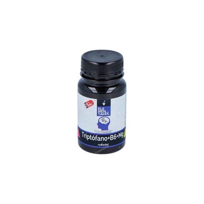 Elementales Triptófano + Magnesio + Vitamina B6 30 Cápsulas para el Ánimo y Descanso