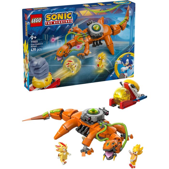 LEGO 77003 Set Construcción Sonic The Hedgehog Super Shadow Vs Biolizard, Esfera Velocidad, Minifiguras Super Sonic +9 Años 2 LEGO 77003 Set Construcción Sonic The Hedgehog Super Shadow Vs Biolizard, Esfera Velocidad, Minifiguras Super Sonic +9 Años 2