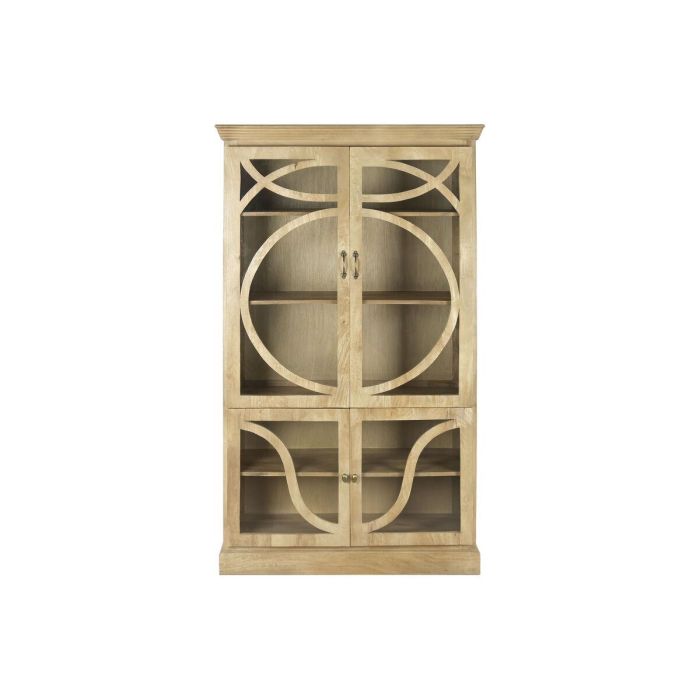 Vitrina Home ESPRIT Natural Madera Madera de mango 120 x 50 x 205 cm 1