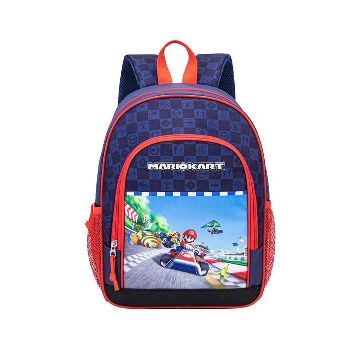 Toybags Mochila Super Mario Kart con 2 Bolsillos Laterales, Interior Forrado y Personalizado, 30x24x8 cm, Ideal para Niños +7 Años Toybags Mochila Super Mario Kart con 2 Bolsillos Laterales, Interior Forrado y Personalizado, 30x24x8 cm, Ideal para Niños +7 Años