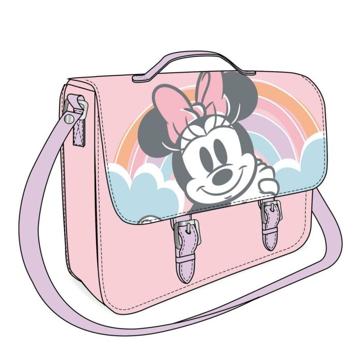 Bolso Minnie Mouse Rosa 18.5 x 16.5 x 5.3 cm 1