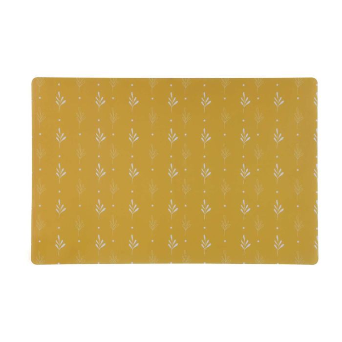 Salvamantel Hojas Amarillo VERSA 28.2x43.5 cm - Polipropileno (6 Unidades) Salvamantel Hojas Amarillo VERSA 28.2x43.5 cm - Polipropileno (6 Unidades)