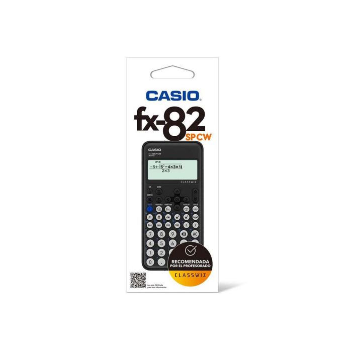 Casio Calculadora Cientifica Negra 15 Y 10+2 Dígitos 293 Funciones Y 9 Memorias Fx-82Spcw 2