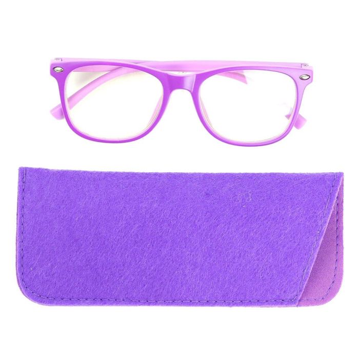 Sensly Gafas Anti-Luz Azul Niños | Filtrado Luz Azul Pantallas | Monturas Colores Surtidos con Funda | Graduaciones 2.5, 3, 3.5 6