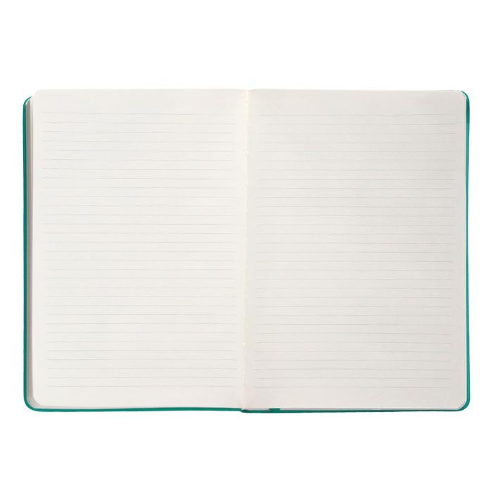 Cuaderno Con Gomilla Antartik Notes Tapa Dura A5 Hojas Rayas Turquesa 100 Hojas 80 gr Fsc 7