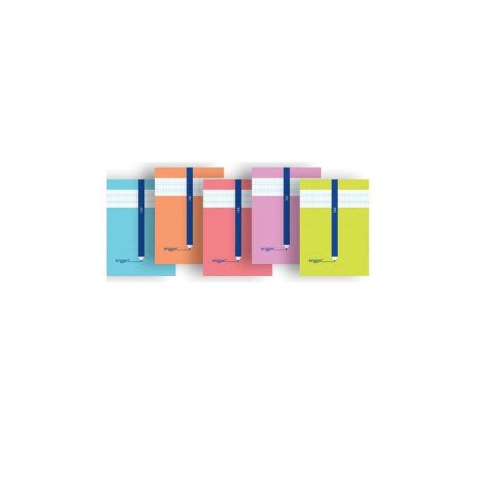 Lamela Libreta Eriggan Grapada 50H 90G A4 Cuadrovia 3 Mm (5 Col.Surt.)