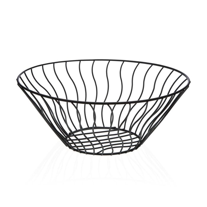 Frutero Redondo Negro Versa 28X11CM (2 Unidades) Frutero Redondo Negro Versa 28X11CM (2 Unidades)