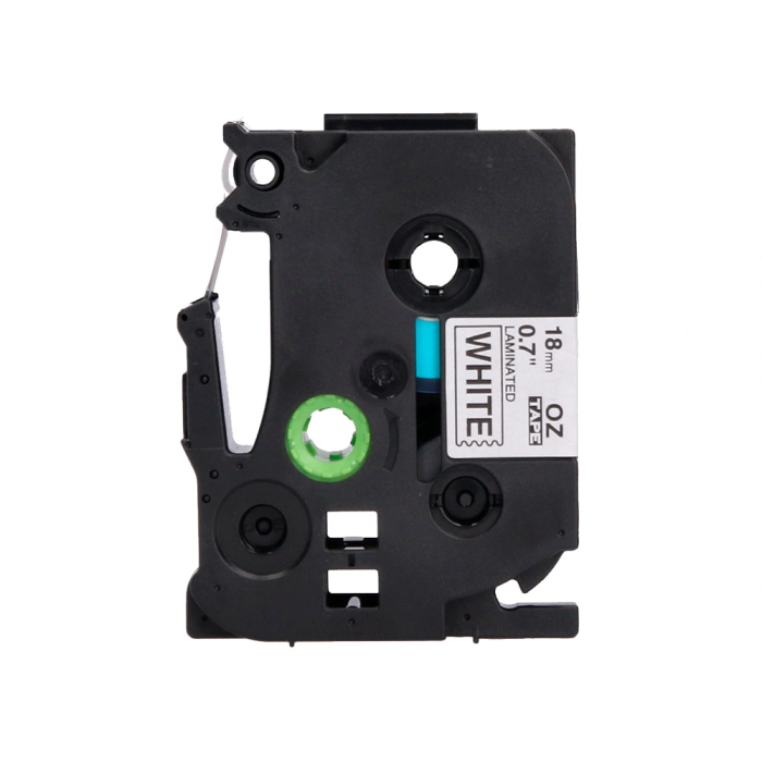 Q-connect TZE-241 Cinta Etiquetadora Compatible Brother Blanco-Negro 18mm 8 Metros Q-connect TZE-241 Cinta Etiquetadora Compatible Brother Blanco-Negro 18mm 8 Metros