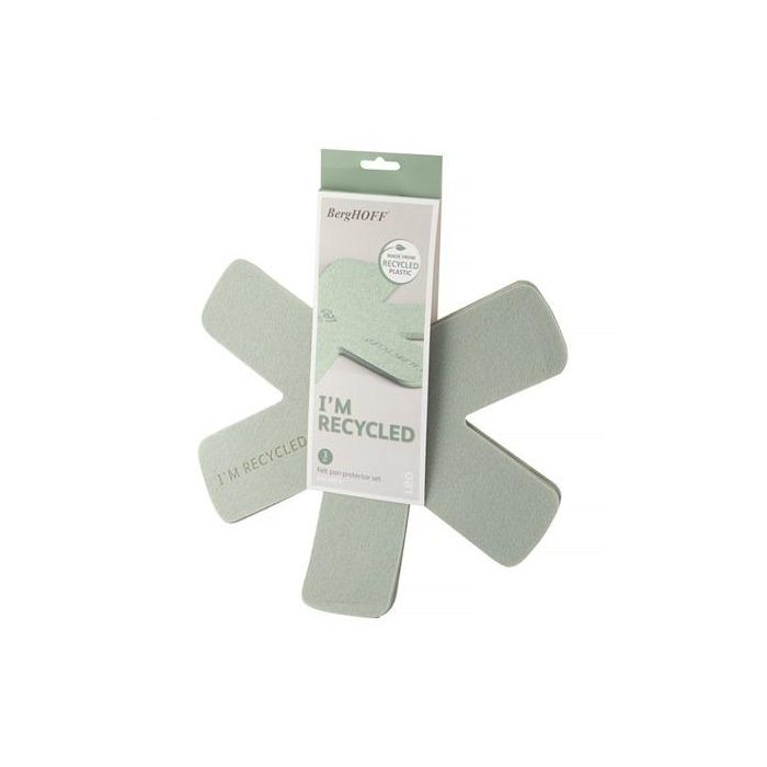 Berghoff 3950526 Pack de 3 Protectores de Sartén de Fieltro para Apilamiento Seguro y Protección contra Rayaduras 1 Berghoff 3950526 Pack de 3 Protectores de Sartén de Fieltro para Apilamiento Seguro y Protección contra Rayaduras 1
