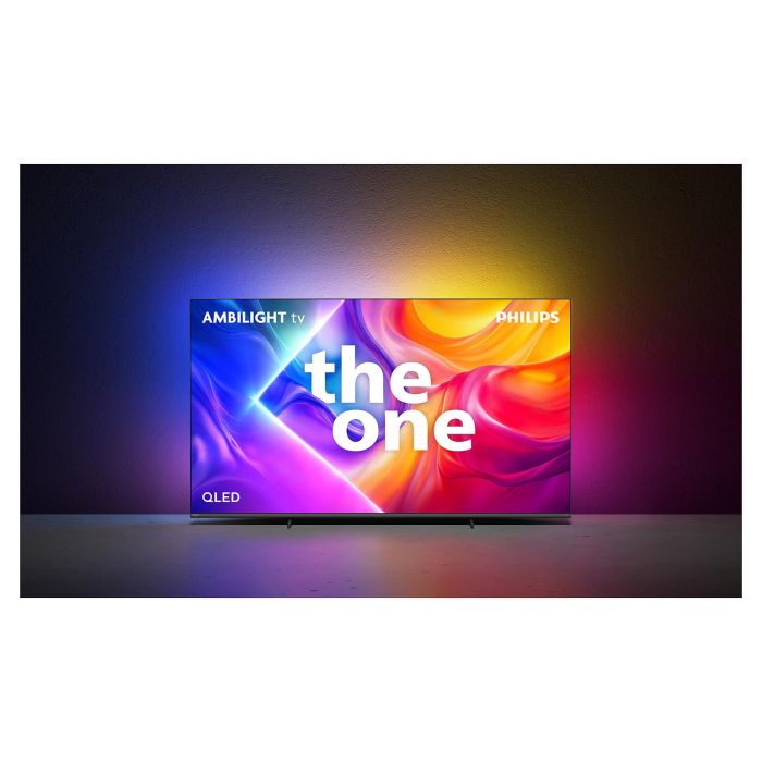 Philips 75PUS9000/12 TV 75" (189cm) 4K Ambilight The One Smart TV QLED Gris con HDR y Ambilight de 3 caras