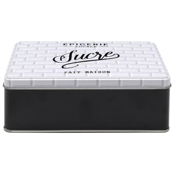 Home Deco Factory Caja Metal "Sucre" Brooklyn para Azúcar 20x13.5x6.5cm 2