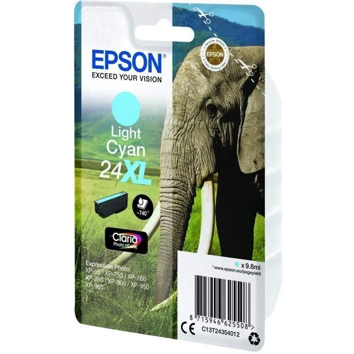 Ink-Jet Epson Claria Photo Hd Ink Cian Claro 24XL Expression Photo Xp-950 4 Ink-Jet Epson Claria Photo Hd Ink Cian Claro 24XL Expression Photo Xp-950 4
