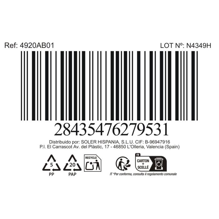 La Mediterranea Plato Hondo Macarella Blue 21 cm x 4 cm, 661 g (18 Unidades) 3