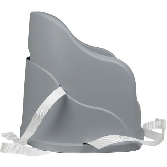 Thermobaby Silla Elevadora BLOC Tudi Charming Grey para Bebé - Ligera, Compacta y Segura con Arnés de 3 Puntos 3