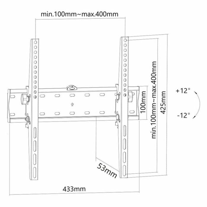 Soporte TV Neomounts FPMA-W350BLACK 1