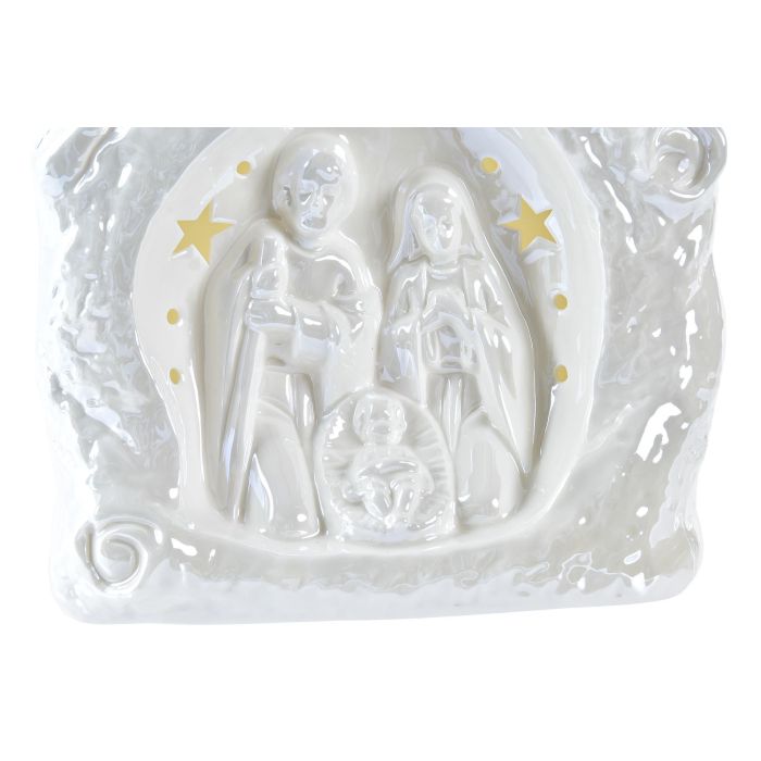 Nacimiento Navidad Moderna DKD Home Decor Blanco 9.5 x 18 x 16.5 cm 3