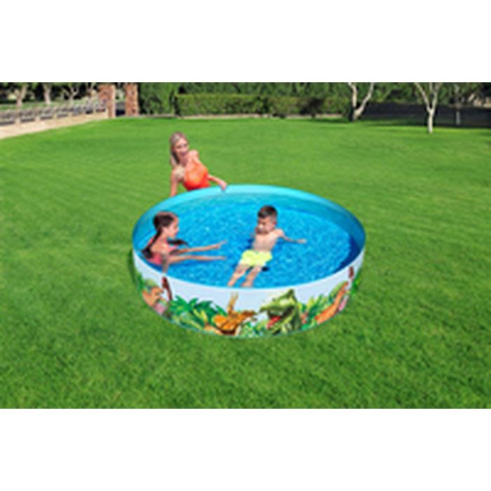 Bestway Piscina Rigida Infantil PVC Dinosaurios 244x46 cm +3 Años Jardin 55001 2 Bestway Piscina Rigida Infantil PVC Dinosaurios 244x46 cm +3 Años Jardin 55001 2