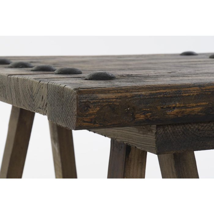 DKD Home Decor Mesa Centro Marron Negro 110 x 70 x 40 cm Olmo 3