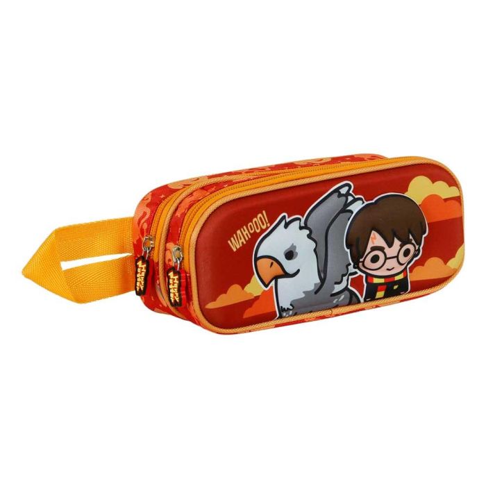 Estuche Portatodo 3D Doble Buckbeak Harry Potter Naranja 2 Estuche Portatodo 3D Doble Buckbeak Harry Potter Naranja 2