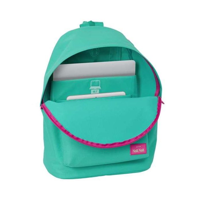 Mochila para Portátil Nait Nait Mint Verde 31 x 41 x 16 cm 6