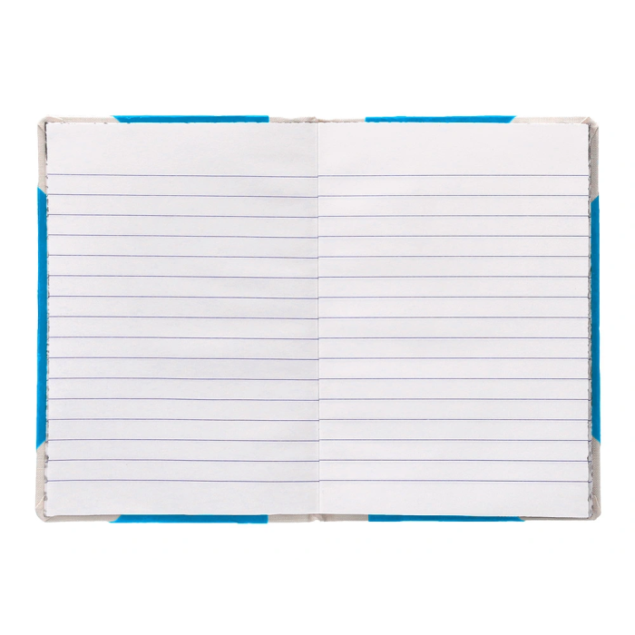 Fernandes Libro Cartone Cosido Din A5+ Rayado Horizontal 50 Hojas 100 gr Azul 6